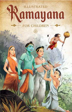 Illustrated Ramayana For Children (Black and White) by Shubha Vilas