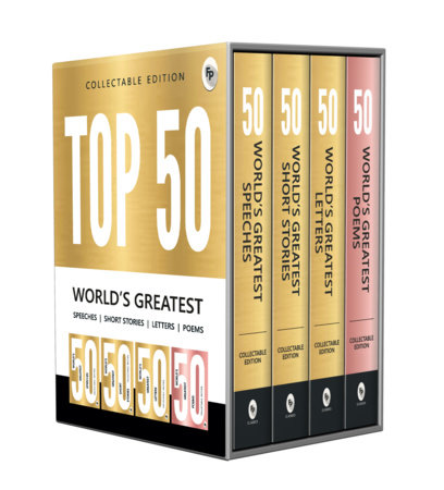 Top 50 World s Greatest Short Stories, Speeches, Letters & Poems, COLLECTABLE EDITION (Box Set of 4 by Various
