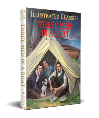 Three Men in a Boat for Kids : illustrated Abridged Children Classics English Novel with Review Questions by Kenneth Grahame