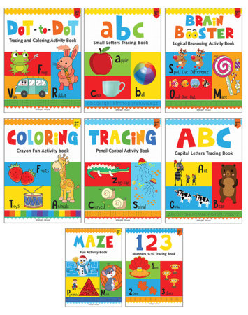 Preschool Complete Learning Activity Pack For Kids (Box Set of 8 Books) by Wonder House Books