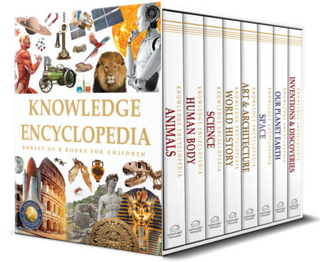 Knowledge Encyclopedia - Boxset of 8 Books for Children by Wonder House Books
