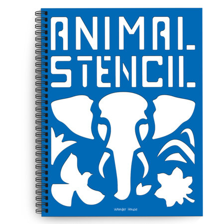 Stencil Book: Animal by Wonder House Books