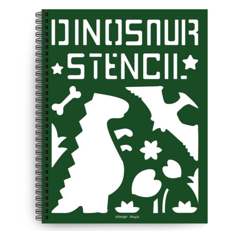 Stencil Book: Dinosaur by Wonder House Books