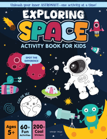 Exploring Space Activity Book For Kids by Wonder House Books