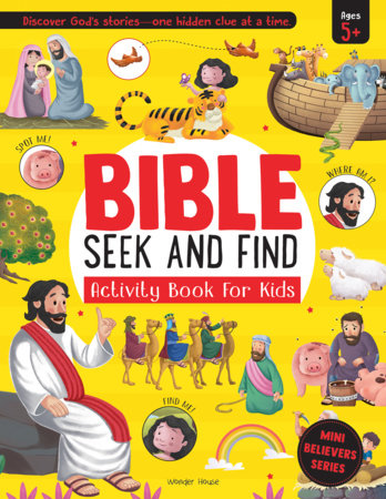 Bible Seek and Find Activity Book For Kids by Wonder House Books