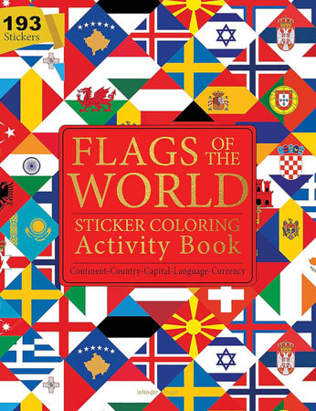 Flags of the World - Sticker Coloring Activity Book For Children ...