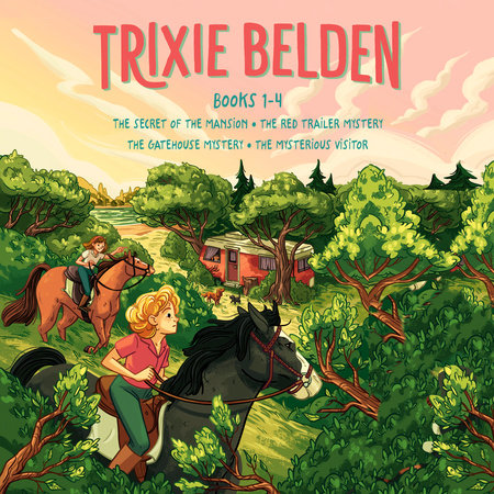 Trixie Belden Boxed Set #1-4 by Julie Campbell