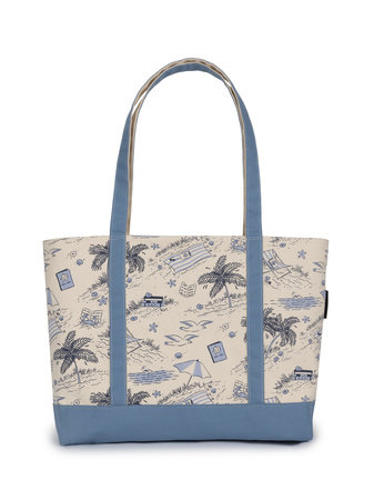 Vacation Vibes Large Zippered Tote by Out of Print