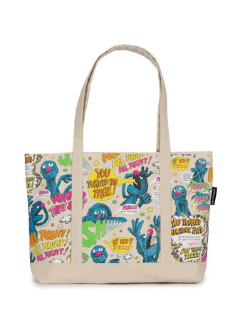 Sesame Street: The Monster at the End of This Book Large Zippered Tote by Out of Print