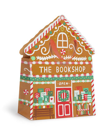 Gingerbread Bookshop Gift Bag (Large) by Out of Print