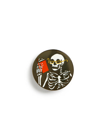 Just One More Chapter Enamel Pin by Out of Print