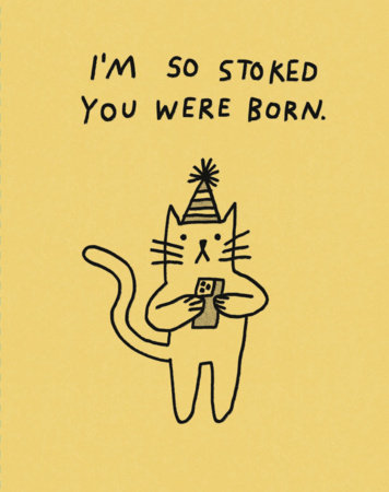 Humor Us Greeting Cards: Birthday - I Am So Stoked You Were Born (Pack of 6) by COMPENDIUM