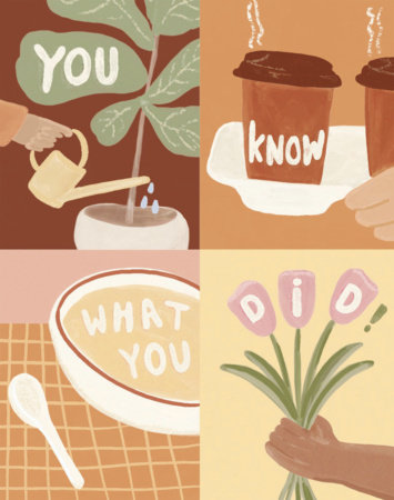 Love Muchly Greeting Cards: Thank You - You Know What You Did (Pack of 6) by COMPENDIUM