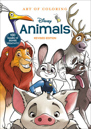 Art of Coloring: Disney Animals by Disney Books