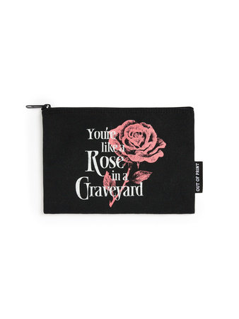 Alchemised: Rose in a Graveyard Pouch by Out of Print