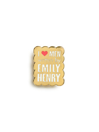 I Love Men Written by Emily Henry Enamel Pin by Out of Print