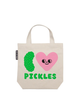 Suzy Ultman: I Heart Pickles Mini Tote by Out of Print