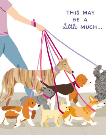Love Muchly Greeting Cards: Thank You - This may be a little much (Pack of 6) by 