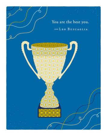 Positively Green Greeting Cards: Birthday - You are the best you. (Pack of 6) by 