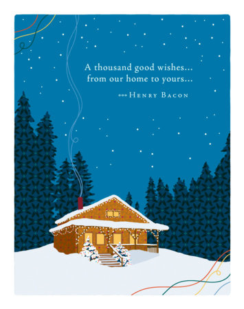 Positively Green Greeting Cards: Holiday - A thousand good wishes.. (Pack of 6) by 