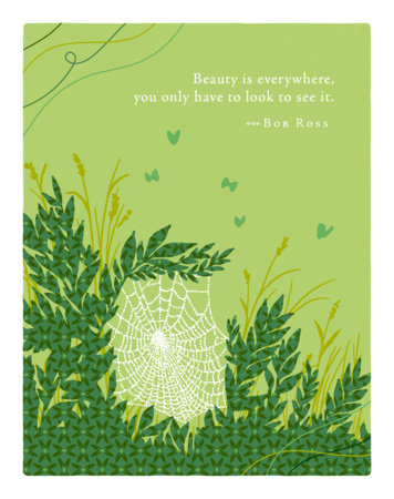 Positively Green Greeting Cards: Birthday - Beauty is everywhere, you only have (Pack of 6) by 