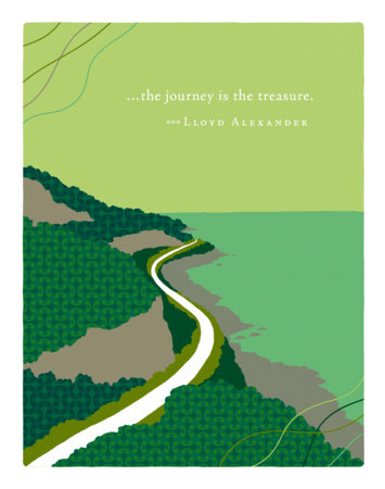 Positively Green Greeting Cards: Anniversary - The journey is the treasure (Pack of 6) by 
