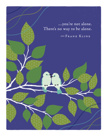 Positively Green Greeting Cards: Tough Times - You're not alone. There's no (Pack of 6) by 