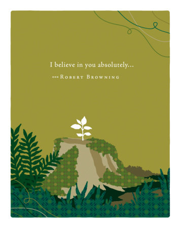 Positively Green Greeting Cards: Encouragement - I believe in you absolutely… (Pack of 6) by 