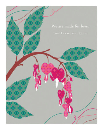 Positively Green Greeting Cards: Love - We are made for love… (Pack of 6) by 