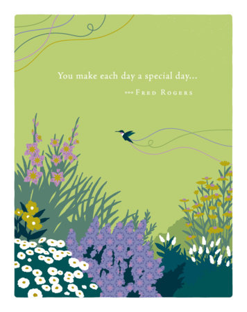 Positively Green Greeting Cards: Friendship - You make each day a special day (Pack of 6) by 