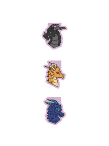 Rebecca Yarros's Fourth Wing: Dragons of Navarre Magnetic Bookmark Set of 3 - Magnetic Bookmarks