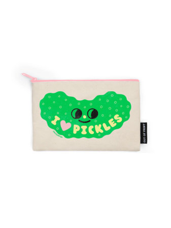 Suzy Ultman: I Heart Pickles Pouch by Out of Print