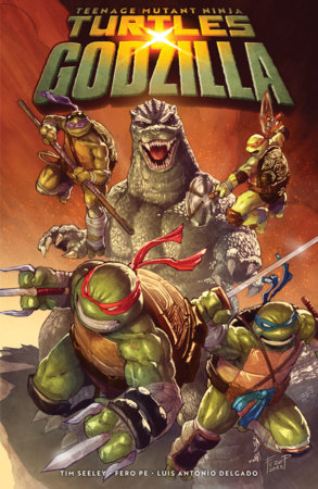 Teenage Mutant Ninja Turtles x Godzilla by Tim Seeley