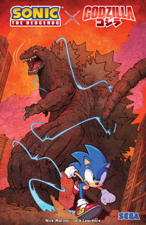 Sonic the Hedgehog x Godzilla by Nick Marino