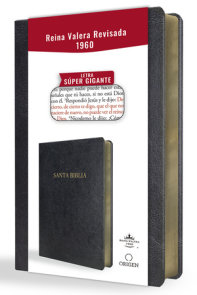 Biblia Reina Valera Revisada 1960 letra súper gigante, símil piel negro / Spanish Bible RVR 1960 Super Giant Print, Black Leathersoft