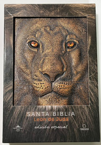Biblia RVR 1960 Letra grande León de Juda edición especial bronce / Spanish Bible RVR 1960 Large Print Imitation Leather Lion of Judah Special Edition
