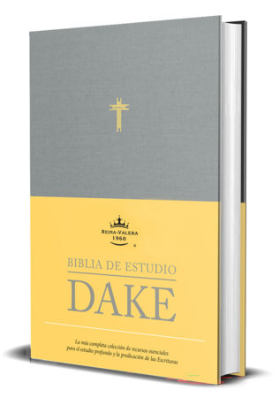Biblia de estudio Dake, RVR 1960 tamaño grande, tapa dura tela gris / Spanish RVR 1960 Dake Study Bible, Large Size, Grey Cloth Hardcover by Reina Valera Revisada 1960