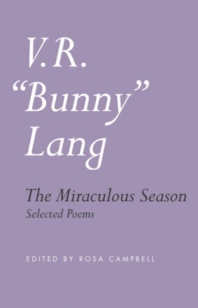 The Miraculous Season by V.R. Lang