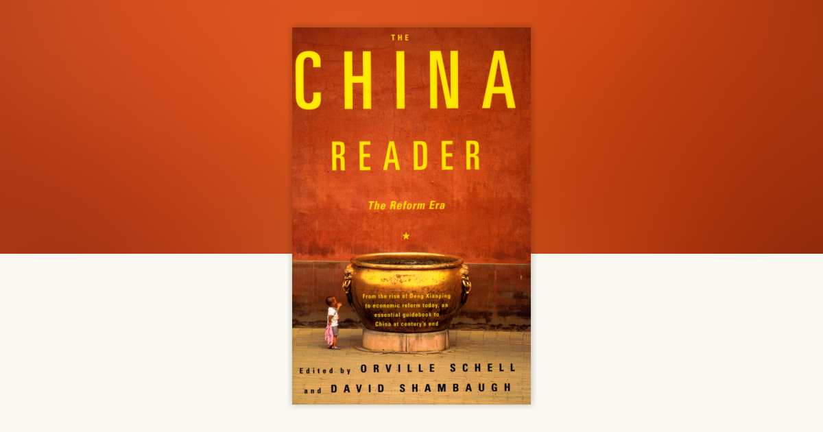 The China Reader by Orville Schell: 9780307766229