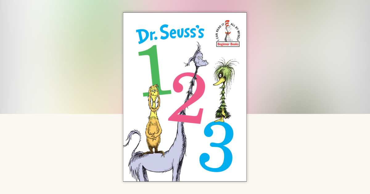 洋書81 Dr. Seuss’s Childrens’ Books Seuss 123 numbers bright and early beginner hardcover Book