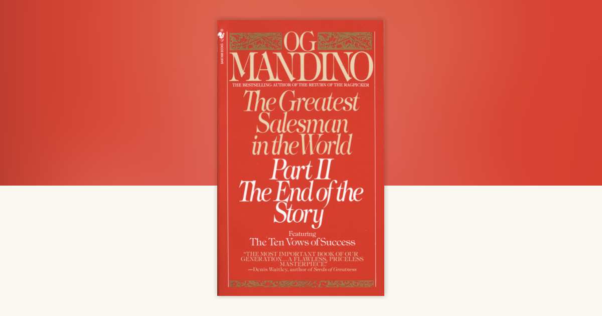 The Greatest Salesman in the World, Part II by Og Mandino