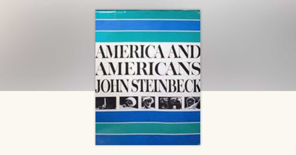 America and Americans by John Steinbeck: 9780670116027