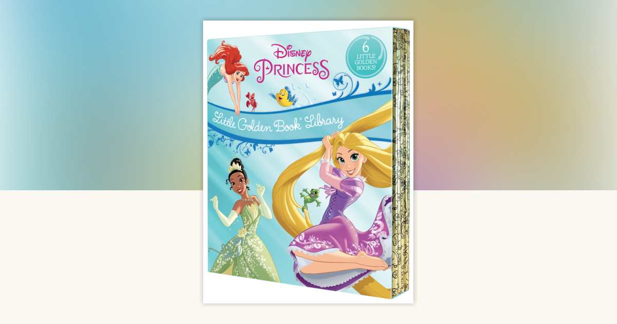 Disney Princess Little Golden Book Library -- 6 Little Golden