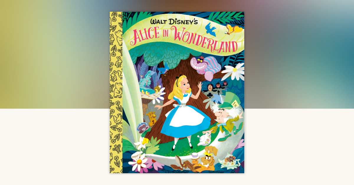 洋書 little gorden book ディズニー　「不思議の国のアリス」 Walt Disney's Alice in Wonderland (Little Golden Books): RH