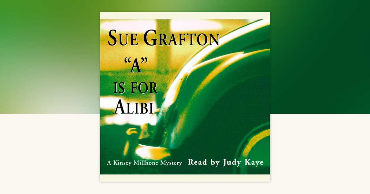 Sue Grafton - A is for Alibi - First Edition Book
