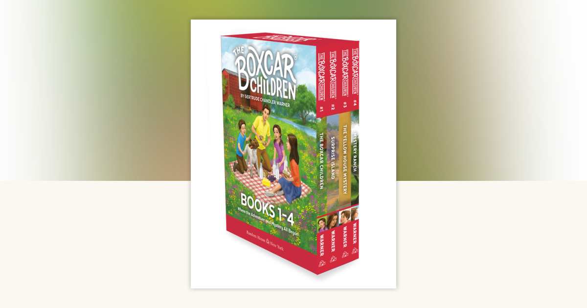 The Boxcar Children Mysteries Boxed Set 1-4 by Gertrude Chandler