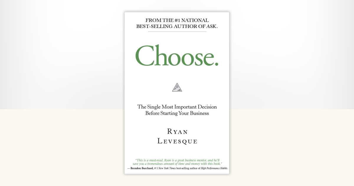Choose by Ryan Levesque: 9781401951139 | PenguinRandomHouse.com: Books