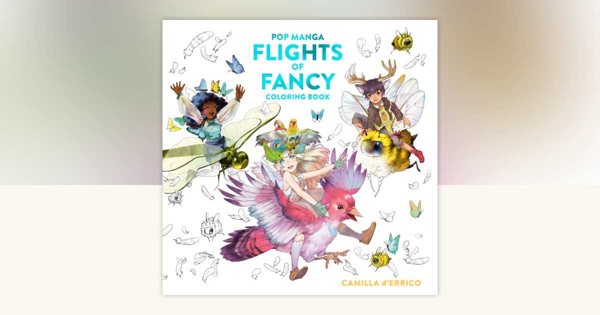 Pop Manga Flights of Fancy Coloring Book main image 1