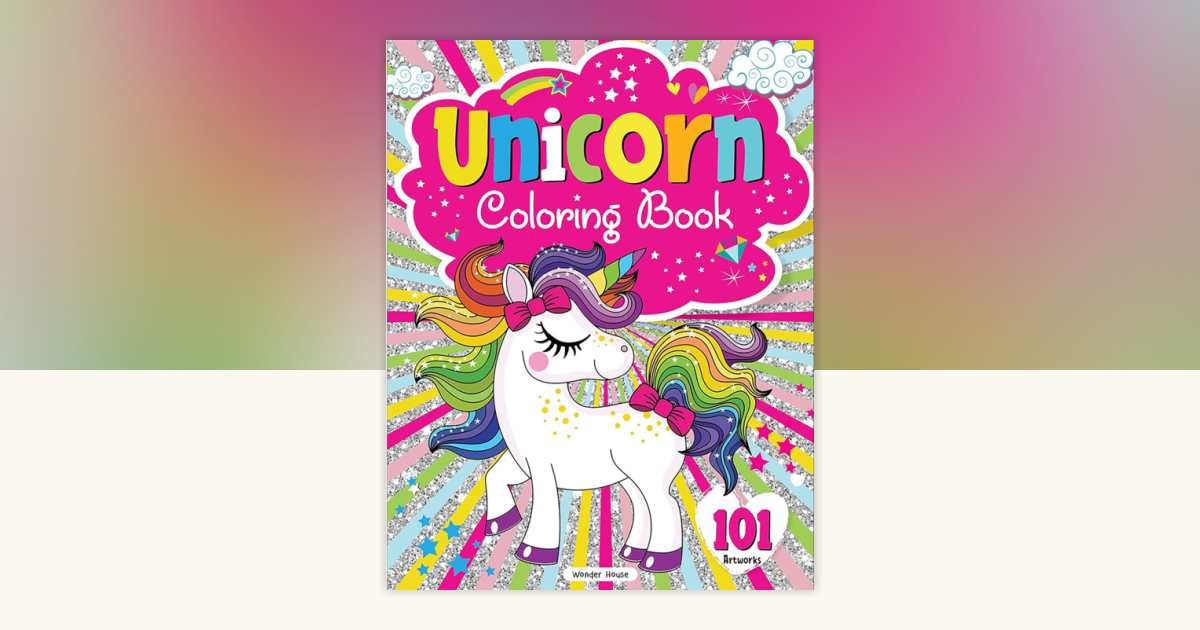 101 Unicorn Colouring Book: Fun Activity Colouring Book For Children by ...
